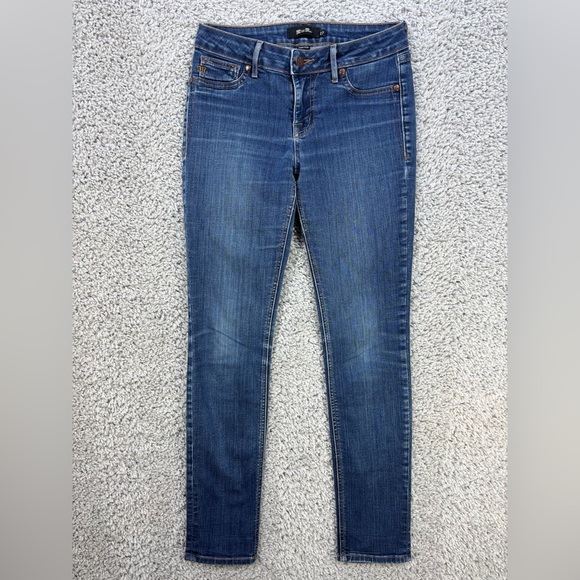 Miss Me Jeans Womens 27 Skinny Low Rise Stretch USA Made Denim Minimalist Sleek - Picture 1 of 5